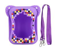 Funda de Silicona, Funda Protectora de Viaje para Bitzee Interactive Toy Digital Pet con Cordón, Scratch, Funda de Piel de Moda para Niños y Niñas (Violeta)