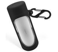 Funda de silicona Geiomoo compatible con Nothing Ear Stick, con mosquet n (negra)