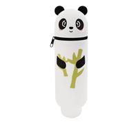 Funda de silicona genérica, Panda Travel Pouch, 2,6 x 2,6 pulgadas portátil Animal Pen Holder, Flexible Authentic Storage, Cute School Stationery for Kids Adults Classroom Present, b, Se référer au