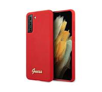 Funda de silicona Guess logo, roja - Galaxy S21+
