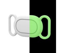 Funda de silicona impermeable para collar de mascotas para Xiaomi For, funda protectora antipérdida con ajuste seguro para perros y gatos, accesorio de carcasa blanda en negro (verde brillante)