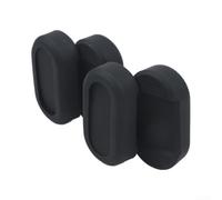 Funda de silicona impermeable para Samsung Smart Tag2 - Soporte magnético subacuático para buceo, esnórquel, kayak - Negro compacto 5,6 x 3 x 1,5 cm (4 piezas)