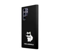 Funda de silicona Karl Lagerfeld Choupette, negra - Samsung Galaxy S24 Ultra