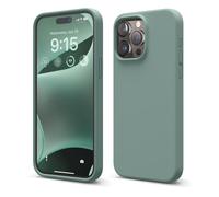 Funda de silicona l quida elago compatible con iPhone 15 Pro Max. Protecci n integral de primera calidad [Estructura a prueba de golpes de 4 capa