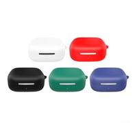 Funda de silicona ligera diseñada para Huawei FreeArc incluye mosquetón integrado para un fácil transporte (blanco)