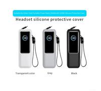 Funda de silicona ligera para Anker Zolo Power Bank, proporciona una protección mejorada contra caídas con acabado antihuellas dactilares (transparente)