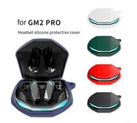 Funda de silicona ligera y elegante para auriculares inalámbricos GM2PRO, fiable y elegante (negro)