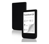 Funda de Silicona Ligera y Suave, Compatible con Pocketbook Basic 4/Touch Lux 5 de 6 Pulgadas, Lector de Libros electrónicos, anticaídas, para 606/616/627/628/632/633(Black)