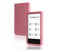 Funda de Silicona Ligera y Suave, Compatible con Pocketbook Basic 4/Touch Lux 5 de 6 Pulgadas, Lector de Libros electrónicos, anticaídas, para 606/616/627/628/632/633(Pink)