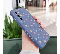 Funda de Silicona líquida con diseño de Flores para Huawei P40, P50, P30, P20 Pro Lite, Nova 5t, Y7A, Mate 40, 30, 20 Pro Lite, Azul Claro, para P Smart 2021