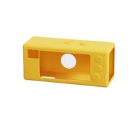 Funda de silicona líquida para Kodak Charmera 1987 con llavero la cámara digital: funda protectora antirayaduras, amortiguadora de golpes, resistente a las caídas y que no amarillea (Amarillo)
