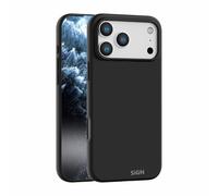 Funda de silicona líquida SiGN para iPhone 17 Pro Max - Negra