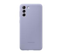 Funda de silicona lisa y elegante para Galaxy S21 Plus, Violeta