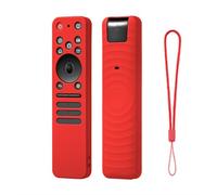 Funda de Silicona Luminiscente Que Brilla Oscuridad para LG MR25GA Control Remoto Mágico Protector Antideslizante con Cuerda Colgante, Carcasa Lavable Fácil Instalar (Rojo)