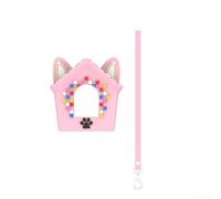 Funda de silicona moldeada de precisión para Bitzee Doghouse que ofrece precisión, operación y defensa ambiental sostenida (rosa)