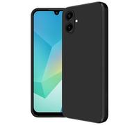 Funda de silicona negra compatible con Samsung Galaxy A06, funda protectora de TPU suave, ultrafina, elegante [protección contra caídas, antideslizante]