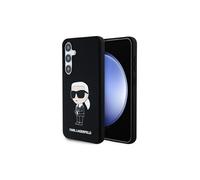 Funda de silicona negra Karl Lagerfeld Ikonik para Samsung Galaxy S24