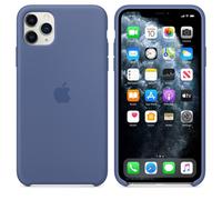 Funda De Silicona Original / Oficial Para Apple iPhone 11 Pro Max - Azul Lino