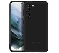 Funda de silicona original para Samsung Galaxy S21 Plus Soft Touch Negro