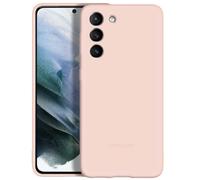 Funda de silicona original para Samsung Galaxy S21 Plus Soft Touch Rosa