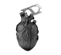 Funda de silicona para AirPods Pro 2, funda protectora para AirPods 3, diseño de corazón, suave con llavero que absorbe los golpes