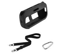 Funda de silicona para altavoces portátiles 2/1 compatibles con Bluetooth, con correas ajustables para el hombro, hebilla, funda protectora de silicona