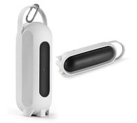 Funda de silicona para altavoz Beats Pill con asa, bolsa de viaje a prueba de golpes, protección portátil para uso doméstico y fiesta al aire libre (gris)