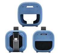 Funda de silicona para altavoz Bluetooth Bose SoundLink Micro 2, funda protectora suave para piel a prueba de golpes y polvo, diseño ligero y antideslizante (BU)