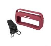 Funda de silicona para altavoz Bose para Flex que ofrece resistencia a arañazos y desgaste con alineación precisa de puertos y mango (borgoña)