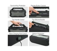 Funda de Silicona para Altavoz de Exterior Soundcore Boom 2, Funda Protectora A Prueba de Golpes con Correa para el Hombro