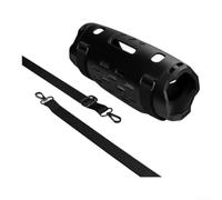 Funda de silicona para altavoz inalámbrico JBL Charge 6 con correa de | Funda de silicona, postes de 3-6 pulgadas, correa de hombro desmontable para ciclismo, golf, barco, senderismo