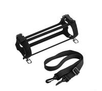 Funda de silicona para altavoz JBL Flip 5 | Carcasa protectora suave con correa de nailon | Anti-para piel a prueba de polvo | Accesorio de viaje portátil para uso al aire libre | Negro (es negro)