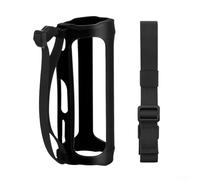 Funda de silicona para altavoz JBL Flip5 diseñada para estabilidad y comodidad durante el viaje (negro (con hombro))
