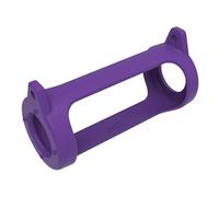 Funda de silicona para altavoz JBL Grip compatible con Bluetooth, funda protectora de viaje con correa para el hombro (morado claro)