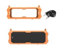 Funda de silicona para altavoz Xiaomi Sound Party compatible con Bluetooth, funda protectora de viaje con correa para el hombro, funda protectora antiarañazos (naranja)