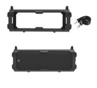 Funda de silicona para altavoz Xiaomi Sound Party compatible con Bluetooth, funda protectora de viaje con correa para el hombro, accesorios de funda protectora antiarañazos (negro)