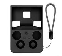 Funda de silicona para ANBERNIC RG477V diseñada con material elástico para resistencia a los golpes y mantenimiento lavable (negro)