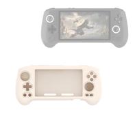 Funda de silicona para Anbernic RG556, superprotección, agarre cómodo, resistente a las huellas dactilares, asequible (beige)