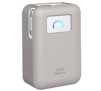 Funda de Silicona para Anker Nano 45 W 10 000 mAh, Funda Protectora de Goma Blanda Anticaídas y Resistente a Los Arañazos con Correa para Muñeca (Gris)