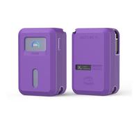 Funda de silicona para Anker Nano Power Bank 10,000 mAh (45 W), silicona suave y gruesa 2 mm, aberturas precisas, no afecta a la carga, anticaída y antiarañazos, fácil de transportar (Viola)