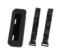 Funda de silicona para Anker para banco de energía Prime 27650mAh, protector portátil con correas, a prueba de golpes, antiarañazos, cubierta suave, almacenamiento de accesorios (negro)