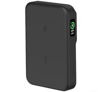Funda de silicona para Anker para nano Power Bank modelo A110Z, elegante cubierta magnética protectora antiarañazos suave para cargador portátil (negro)