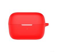 Funda de silicona para Anker para Soundcore C50i con mosquetón para usuarios activos que necesitan un transporte seguro y accesible del dispositivo (rojo)