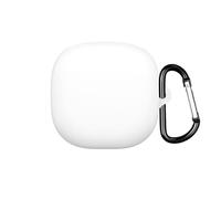 Funda de Silicona para Auriculares compatibles con SHOKZ OpenFit 2+ T921, Funda para Auriculares inalámbricos, Caja para Auriculares, Funda para Auriculares (Solo Funda) (Blanco)