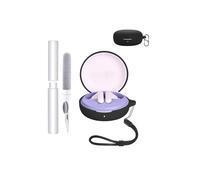 Funda de silicona para auriculares Honor Earbuds A Pro, resistente a golpes, toergy impermeable, suave y duradera, con cordón, llavero y herramienta de limpieza, color negro