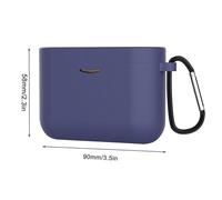 Funda de silicona para auriculares inalámbricos Sony WF-1000XM3: incluye estuche de carga y funda protectora.