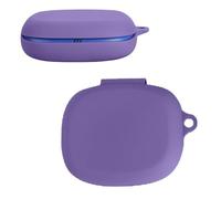Funda de silicona para auriculares JBL ENDURANCE ZONE, accesorios para auriculares inalámbricos, funda protectora suave antideslizante con gancho, funda giratoria a prueba de golpes y polvo (morado)