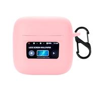 Funda de silicona para auriculares JBL Tour Pro2 Bluetooth, funda protectora para JBL Tour Pro 2 (rosa)