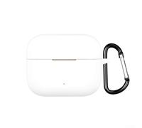Funda de silicona para auriculares Moto Buds Clip, funda protectora suave a prueba de golpes con diseños de tapa integrados, carcasa ligera y agradable al tacto para Motorola (blanco)