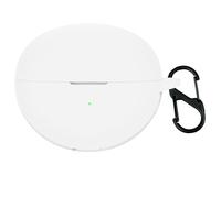 Funda de silicona para auriculares Oppo Enco Free2 / Enco Free2i Bluetooth, funda protectora para Oppo Enco Free2 (blanco)